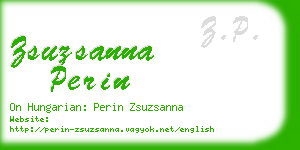 zsuzsanna perin business card